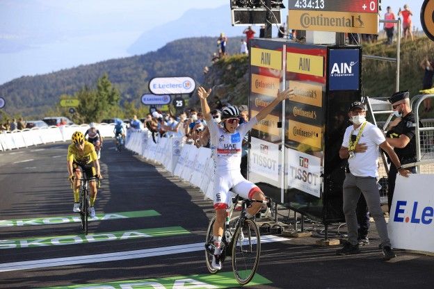 Uitslagen Tour de France | Pogacar, UAE, Sunweb en Jumbo-Visma kleuren 2020