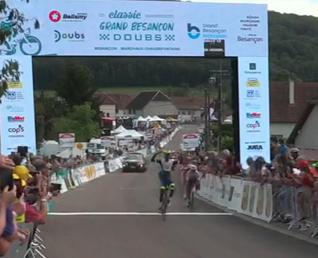 Ghirmay verslaat verrassend Vendrame, Pinot en Quintana in Classic Grand Besançon Doubs