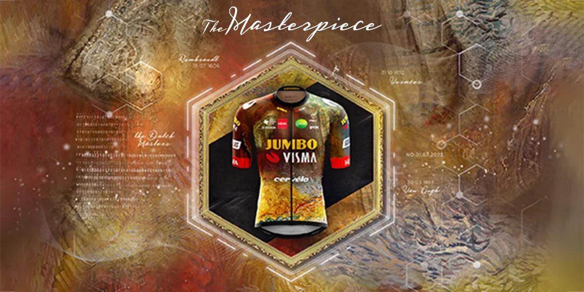 Jumbo-Visma onthult kunstachtig Tour de France-shirt: 'De Tour is als een wit canvas'