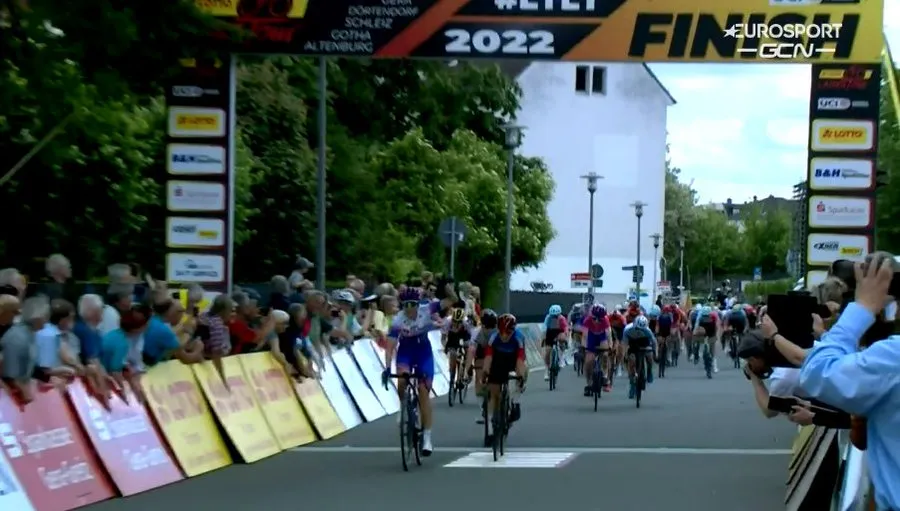 Georgia Baker wint tweede etappe in Thüringen Ladies Tour, Markus derde in de sprint