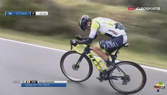 Intermarché-Circus-Wanty knalt door op Mallorca met kunststukje van Goossens in natte Trofeo Andratx