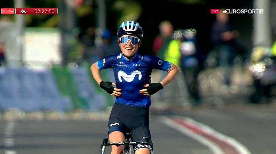 Mackaij en Lippert beginnen avontuur bij Movistar briljant met één-tweetje in Vuelta CV Feminas