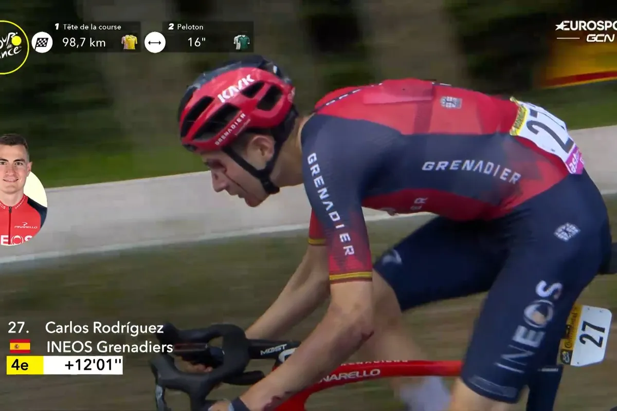 🎥 Rodriguez, Kuss en Gaudu (vier, negen en tien in klassement) hard onderuit in twintigste Touretappe