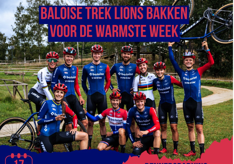 📸 Baloise Trek Lions steunt de Warmste Week met koekenactie: Van Anrooij bakster van dienst
