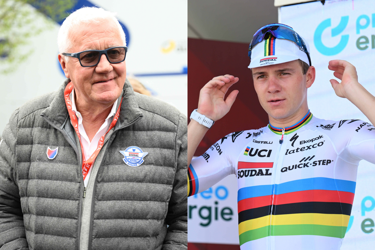 Evenepoel texted Lefevere "that he wants to get involved in the spring races": "San Remo, Flanders, and Liège are possible"