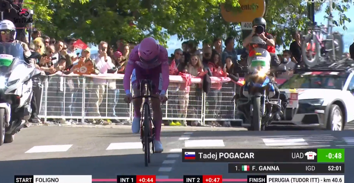 Planche des Belles Filles 2.0: Ganna seemed set to win Giro time trial, but then Pogacar pulls off something (nearly) impossible
