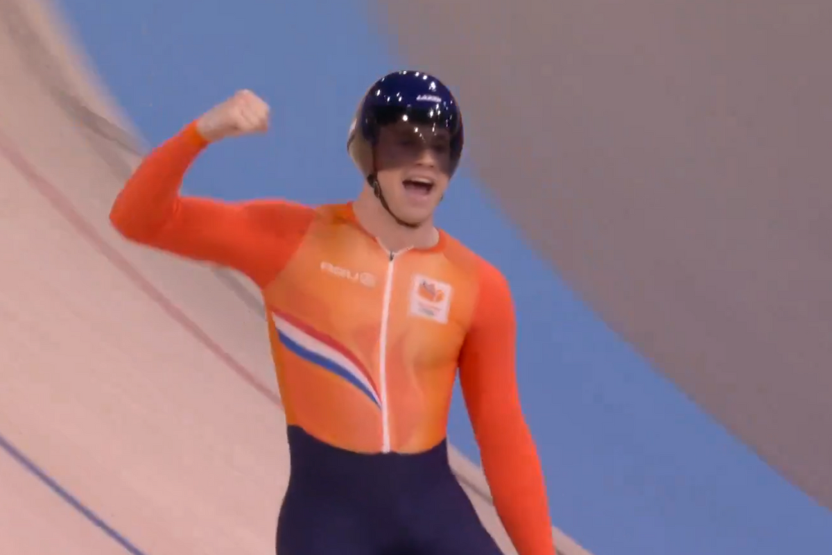 🎥 Streep door 'Harries kwartet': Lavreysen verrassend uitgeschakeld in halve finale Keirin