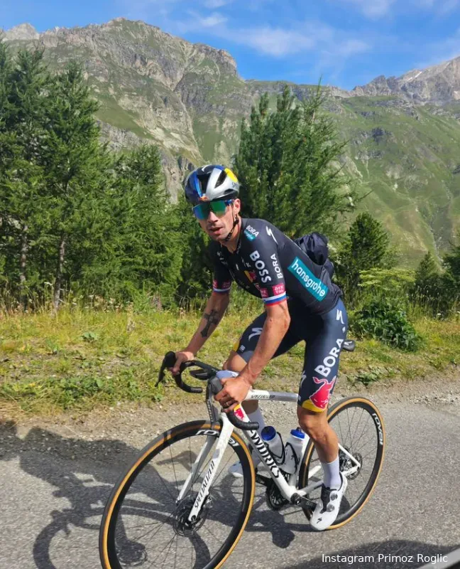 Kuku! Is Primoz Roglic hinting at a Vuelta participation? Slovenian cheerfully trains in the high mountains