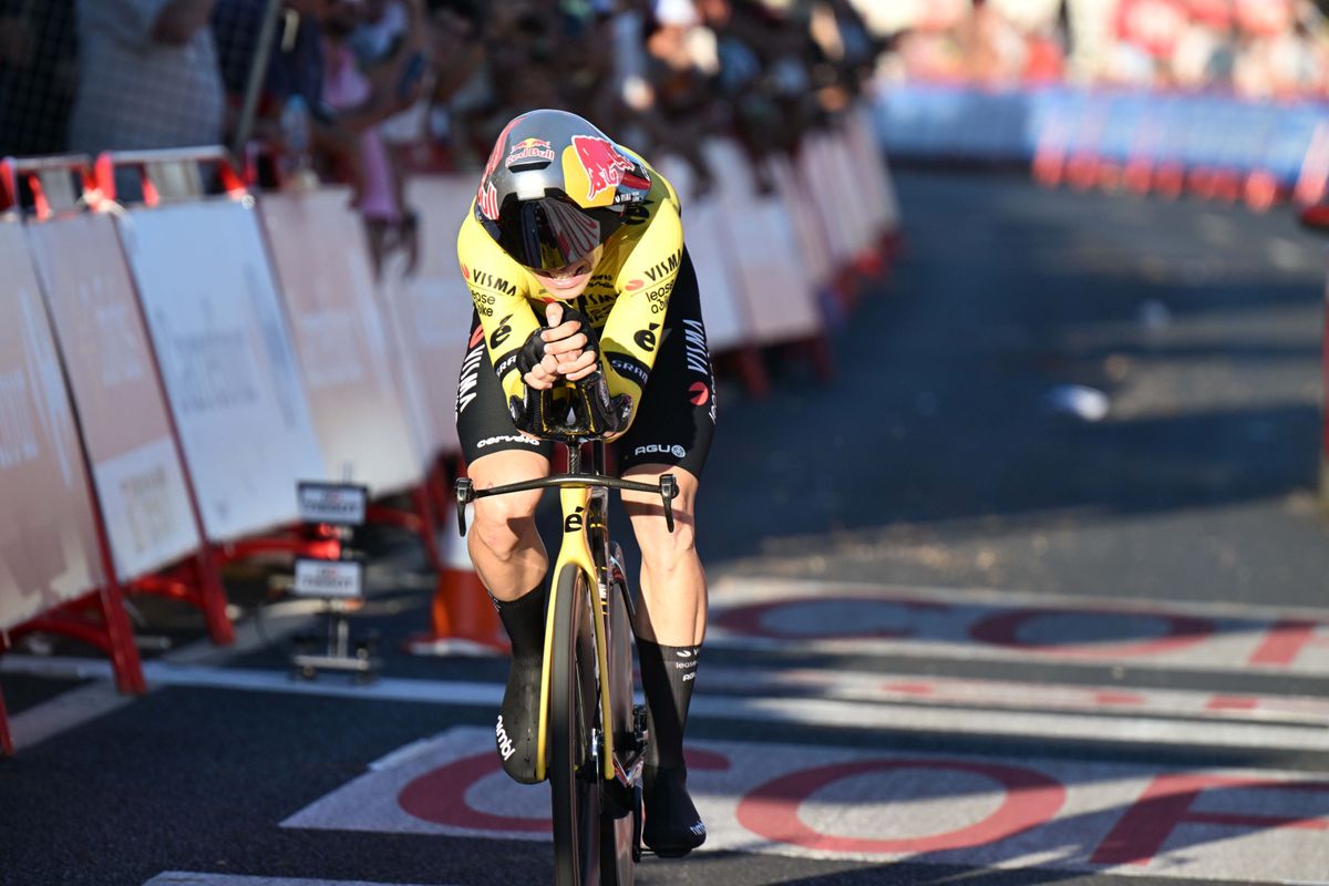 Van Aert overwhelmed by Portuguese crowd after Vuelta time trial, where he concludes he was "not top"