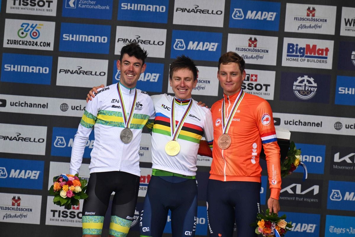 Pogacar, Van der Poel and... "happy man" O'Connor! "That was a nice moment, in good company"