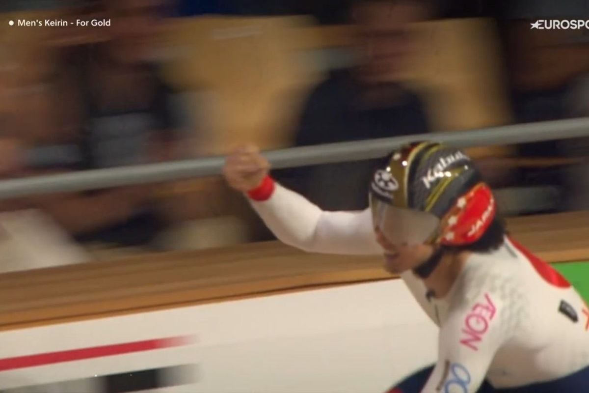 Lavreysen en Hoogland schieten tekort op Keirin, Japanner Yamasaki stunt met WK-goud