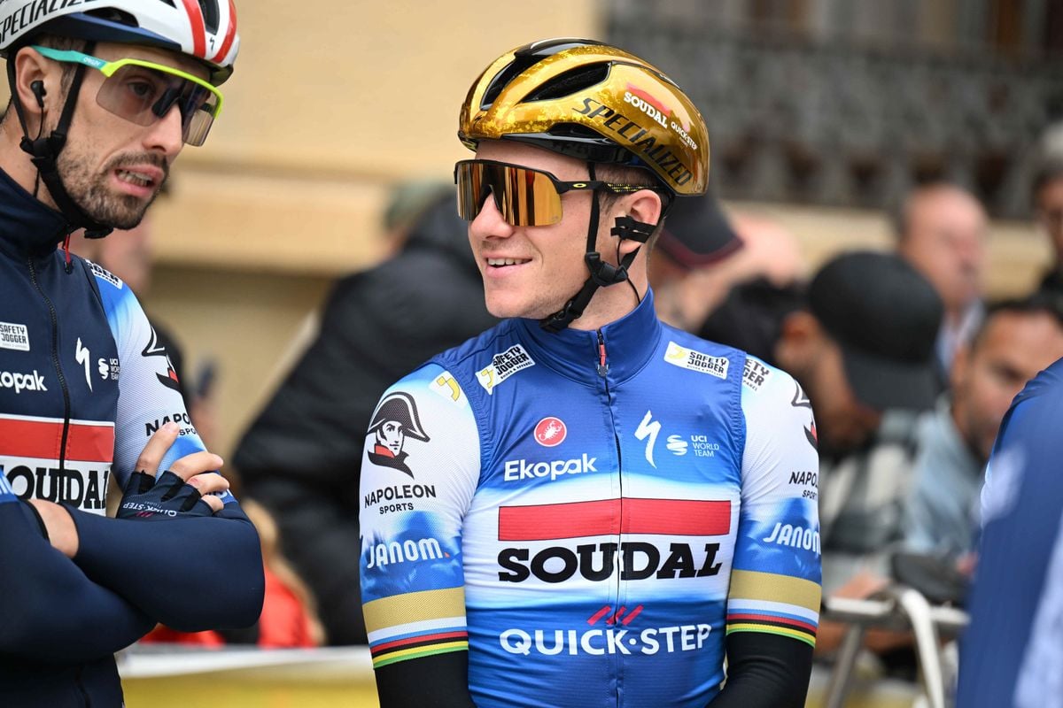 Evenepoel wants to close the gap with Pogacar and Vingegaard: "These are my two reference points"