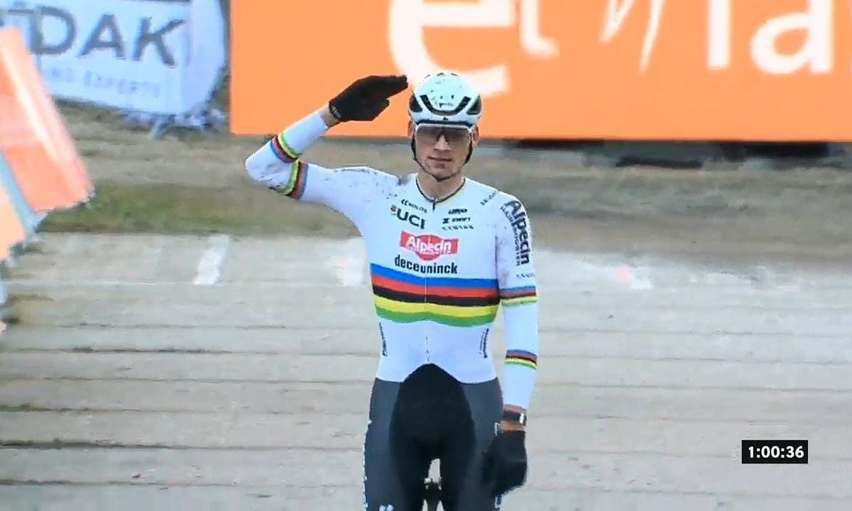 Mathieu van der Poel makes one remarkable observation after show in Zonhoven: "I can't achieve that on the road"