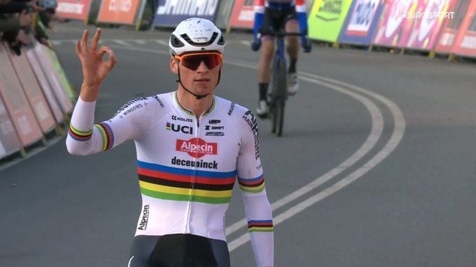 Still busy with cyclo-cross, but Van der Poel is already looking ahead to the road season: "Won't start with San Remo"