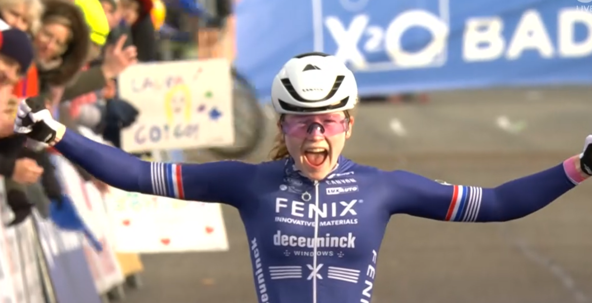 Pieterse wins impressively in the dunes of Koksijde, Brand and Van Empel join her on the podium