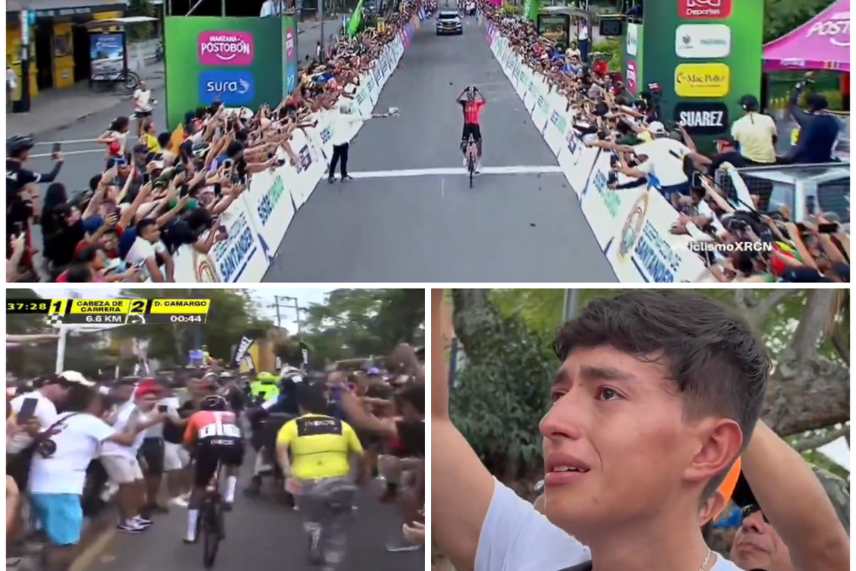 🎥 Uitzinnige Colombiaanse menigte en tranen van broerlief: Bernal doet het weer en pakt ook Colombiaanse wegtitel