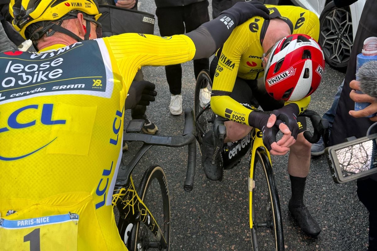 Vingegaard and Jorgensen outraged afer restart in Paris-Nice: "Everyone was frozen, no one could feel their brakes"