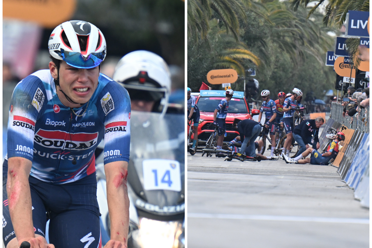 Magnier lijkt met schrik vrij te komen na crash, maar Stuyven vreest hersenschudding na harde klap in slotkilometer