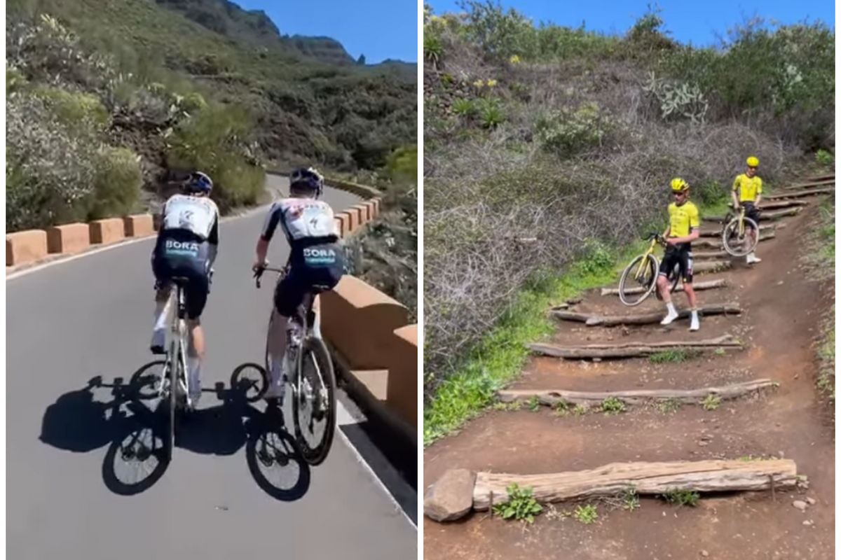 Roglic volgt goede voorbeeld Van Aert en zoekt - weliswaar zonder crosstraining - de zon op in Tenerife