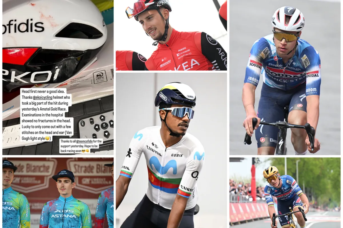 valpartijen crashes amstel gold race