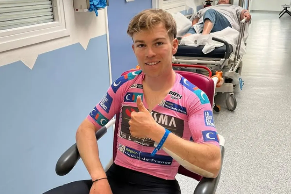 Zingle (Visma | Lease a Bike) geeft update vanuit ziekenhuis na opgave als leider in Vierdaagse van Duinkerke