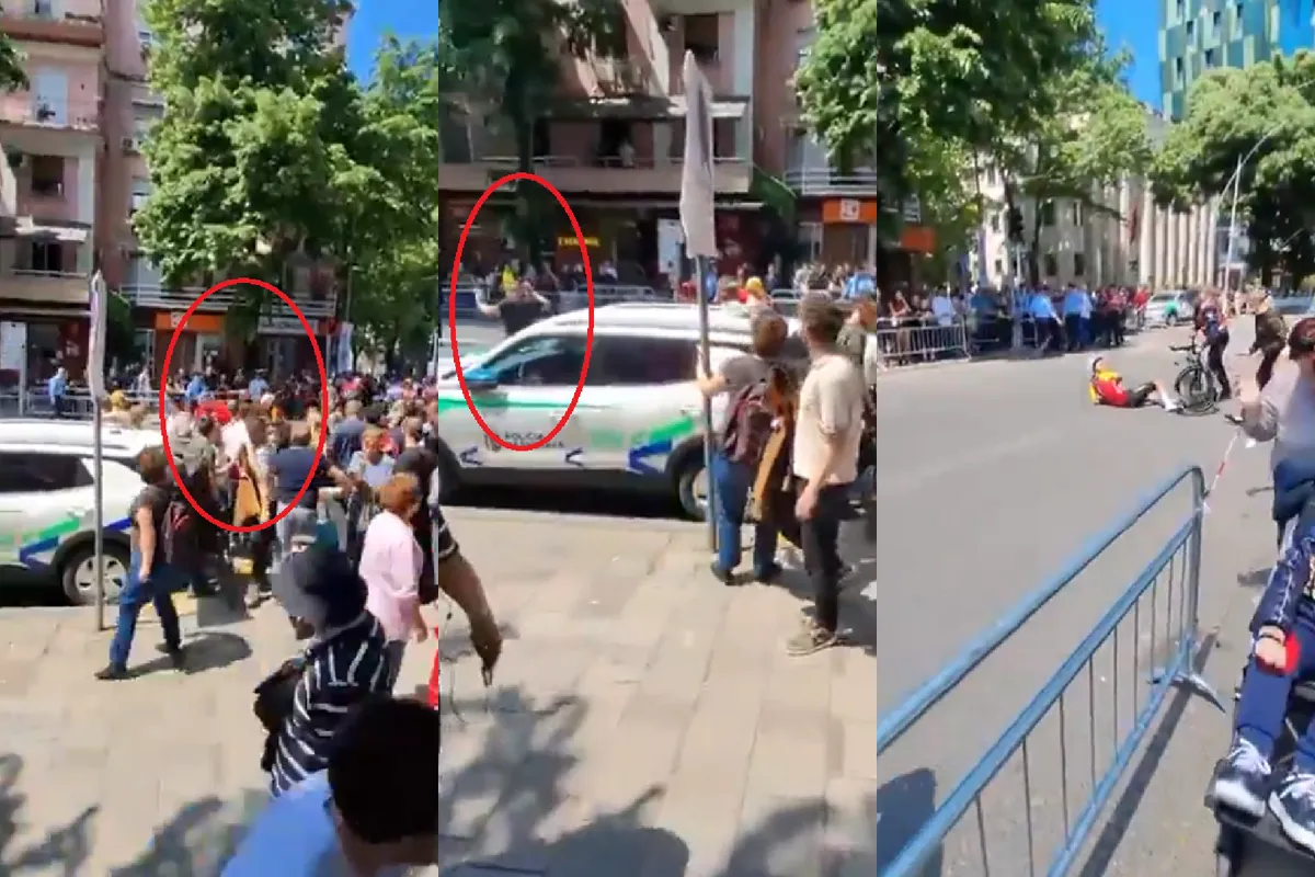 🎥 Wat we niet zagen bij Giro-start in Albanië: Cofidis-renner van fiets gebeukt, Warbasse voorkomt keiharde crash