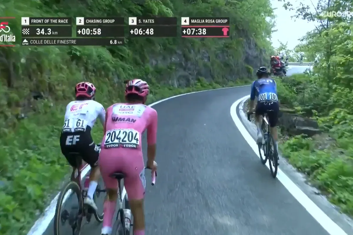 Caruso and Pellizzari are celebrating as the best Italian riders, but what does Gee have to say about Carapaz and Del Toro?