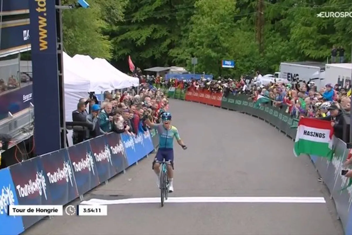 The man in form strikes again! López conquers the Hungarian summit finish and wins stage three of the Tour of Hungary
