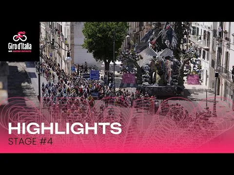 🎥 Samenvatting etappe 4 Giro d'Italia 2025: Bekijk hier de de 'Hollandse' spurt in Lecce, met Van Uden als winnaar