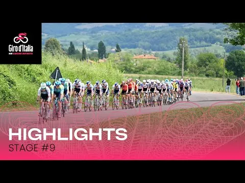 🎥 Samenvatting etappe 9 Giro d'Italia 2025: Van Aert wint na zinderend spektakel de behoorlijk chaotische gravelrit