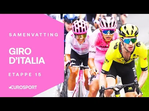 🎥 Samenvatting etappe 15 Giro d'Italia 2025: Koers bij de klassementsrenners en strijd om zege vooraan