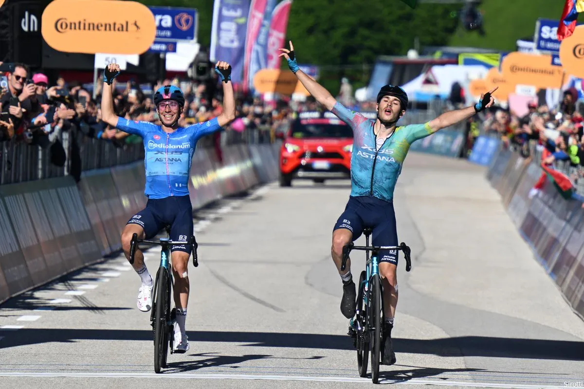 Fortunato took teammate Scaroni with him and handed him the victory: "The right decision to let him win"