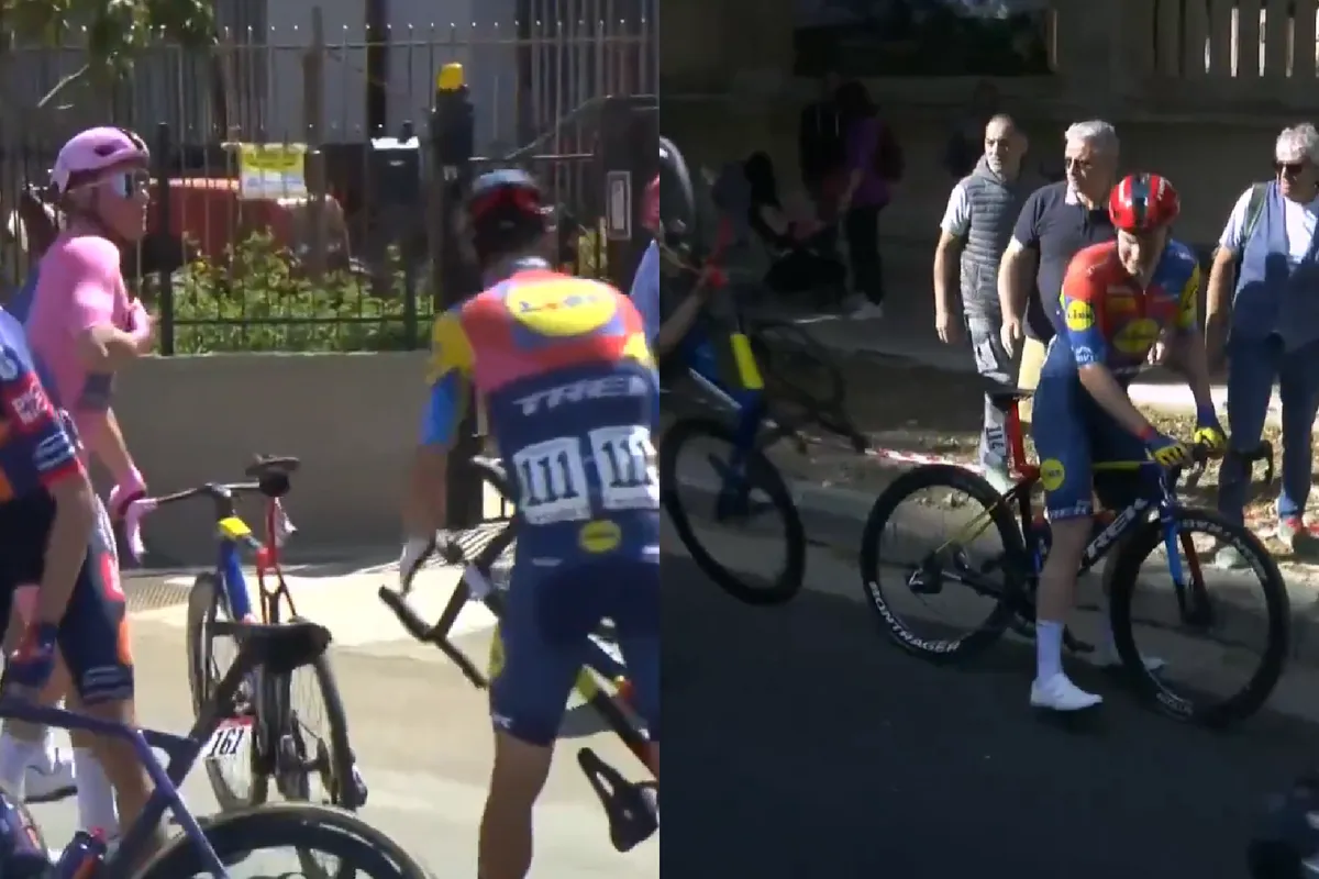 🎥 Pedersen kent rampdag met crashes en verliest ploegmaat, ook Pidcock ziet eerste knecht wegvallen