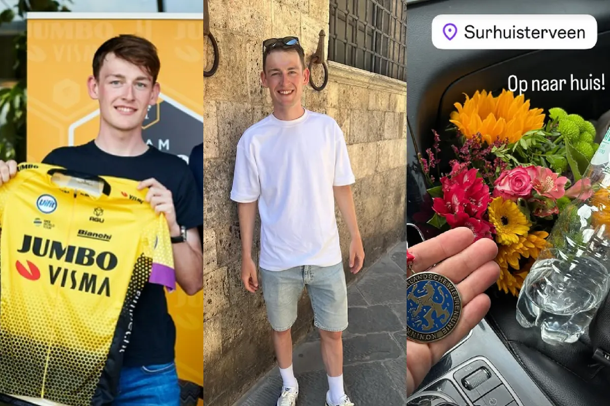 'Waarom rijd jij niet bij een profploeg!?' Dat vraagt oud Visma-talent Van der Tuuk zich na nieuwe NK-stunt ook af