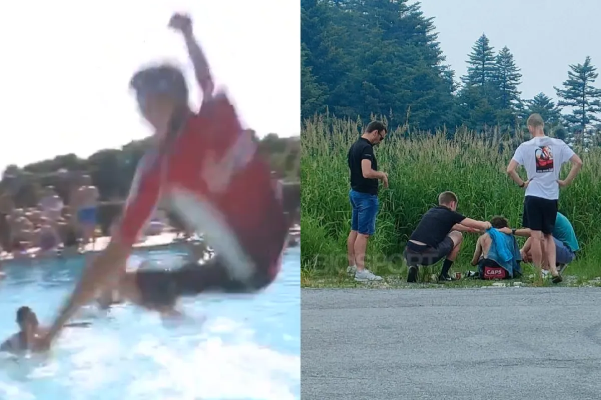 🎥 Berckmoes jumps into swimming pool, while images of Lotto's beloved Widar from Italy are heartbreaking