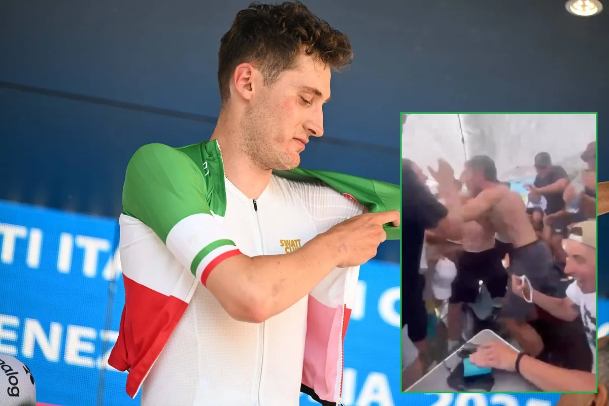 De allermooiste nationale kampioen komt uit Italië: clubrenner zorgt voor stunt van het jaar, ploeg explodeert