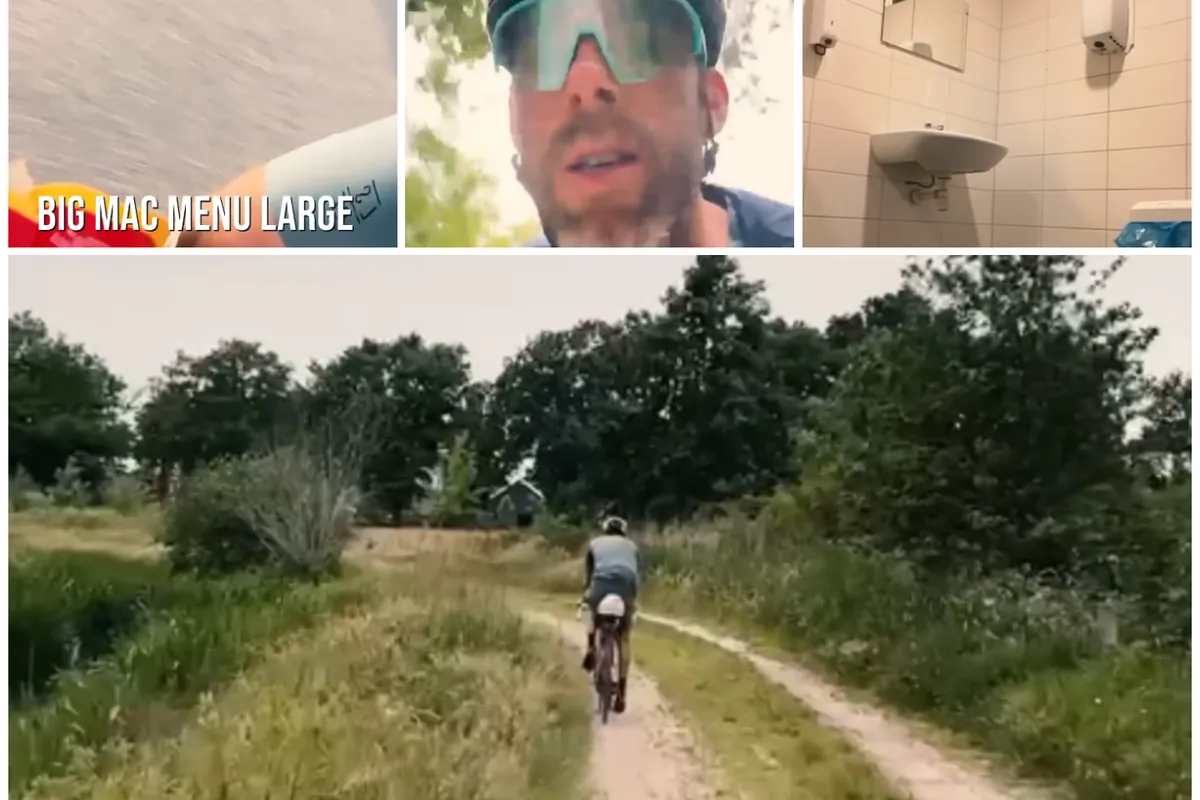 Slapen in toilet, Big Mac op de fiets en 1900 kilometer stampen: Ten Dam dicht bij zege in Race around The Netherlands