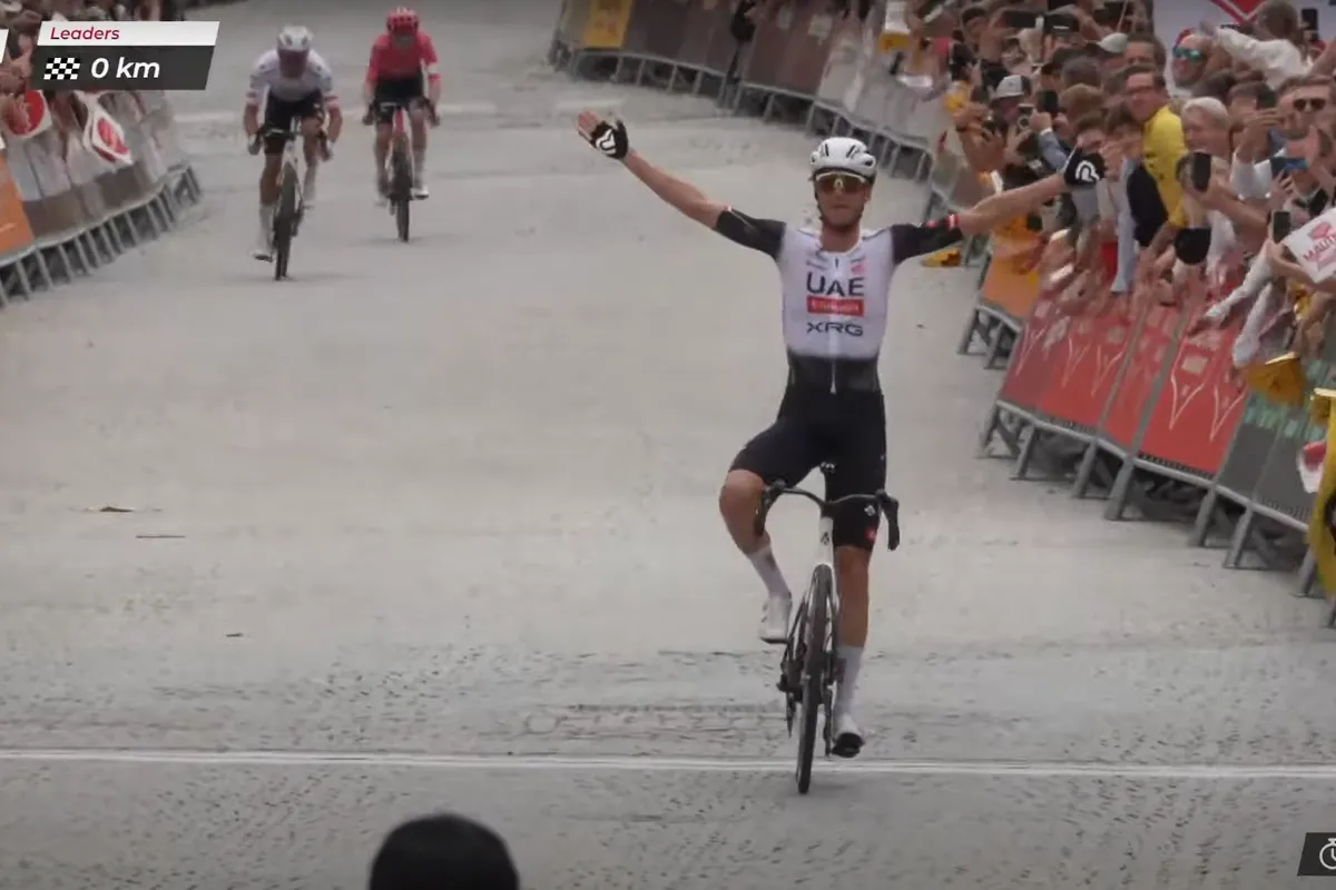 Grossschartner takes advantage of UAE dominance on home soil with victory in first stage of Tour of Austria