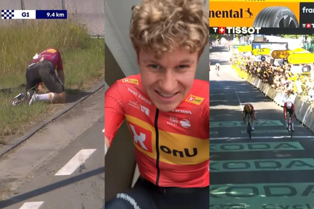From crying in the hospital with a broken collarbone to winning a stage in the Tour de France: "I had to win"