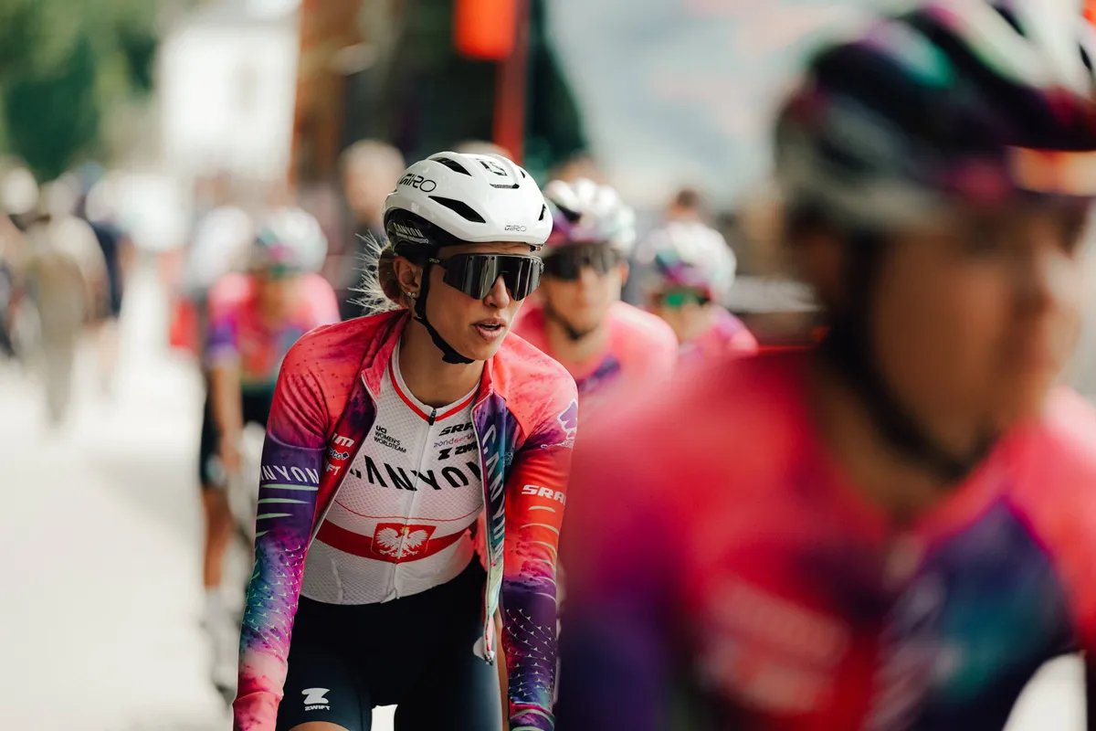 Niewiadoma - gesteund door haar man Phinney -  snapte move Vollering niet helemaal: 'Dit was geen Alpe d'Huez ofzo'