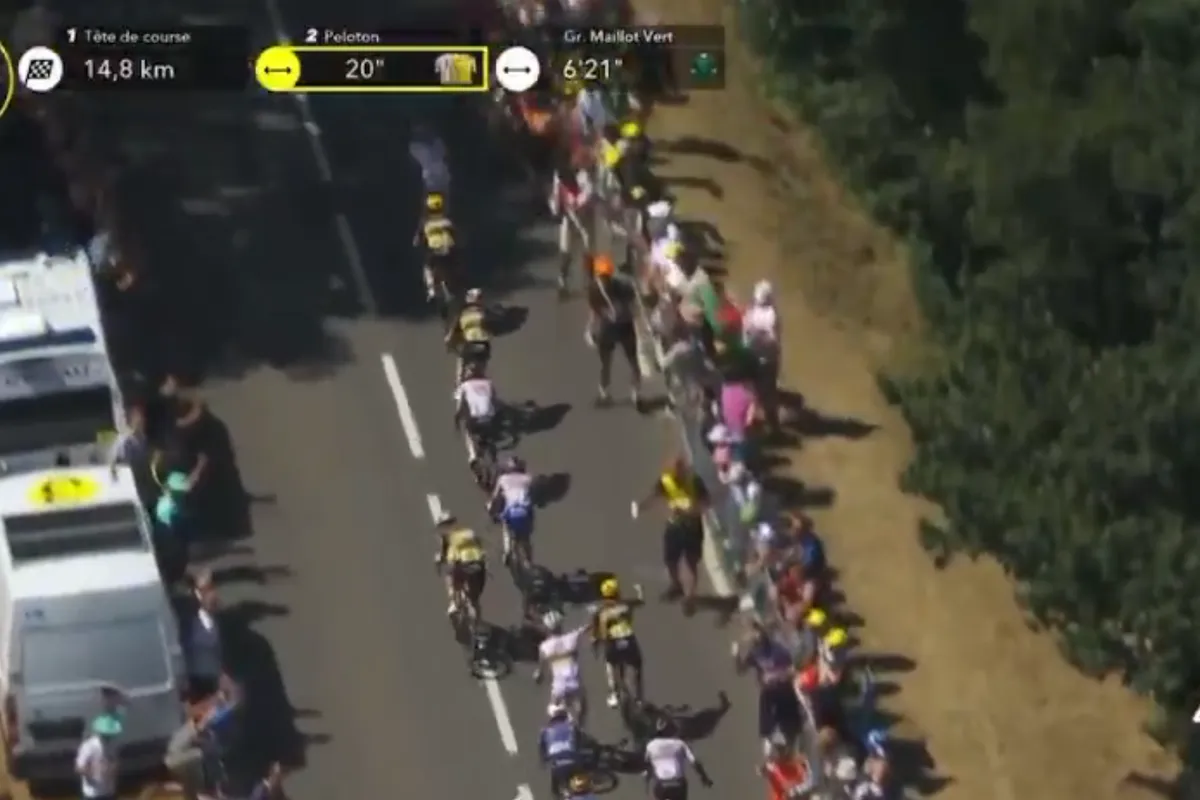 🎥 After their feed zone clash, Pogacar and Jorgenson's teams showed real sportsmanship on Sunday