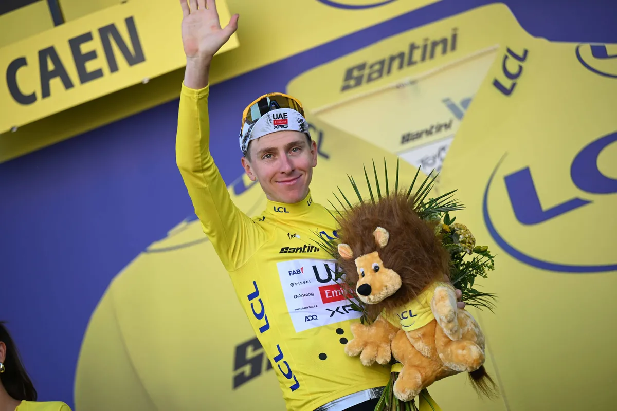 Pogacar ecstatic with yellow jersey but gives update on badly injured Almeida: “We’ll have to wait and see what the hospital says”