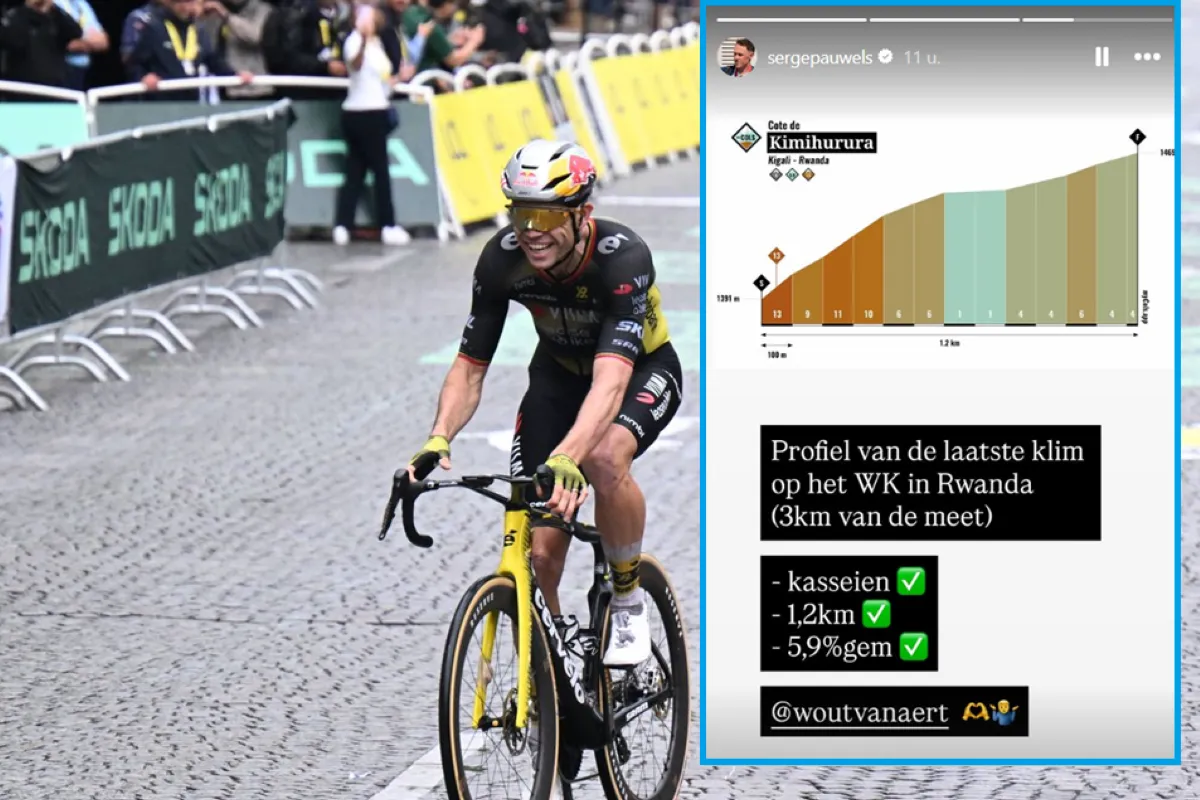 Ondanks subtiele hint van Belgische bondscoach lijkt Van Aert te passen voor Rwanda: '20 augustus rentree in Duitsland'