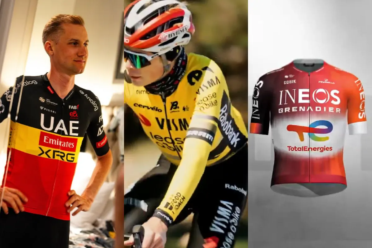 Visma met Rabobank, INEOS met TotalEnergies, Red Bull gepimpt en ein-de-lijk een échte tricolore bij UAE