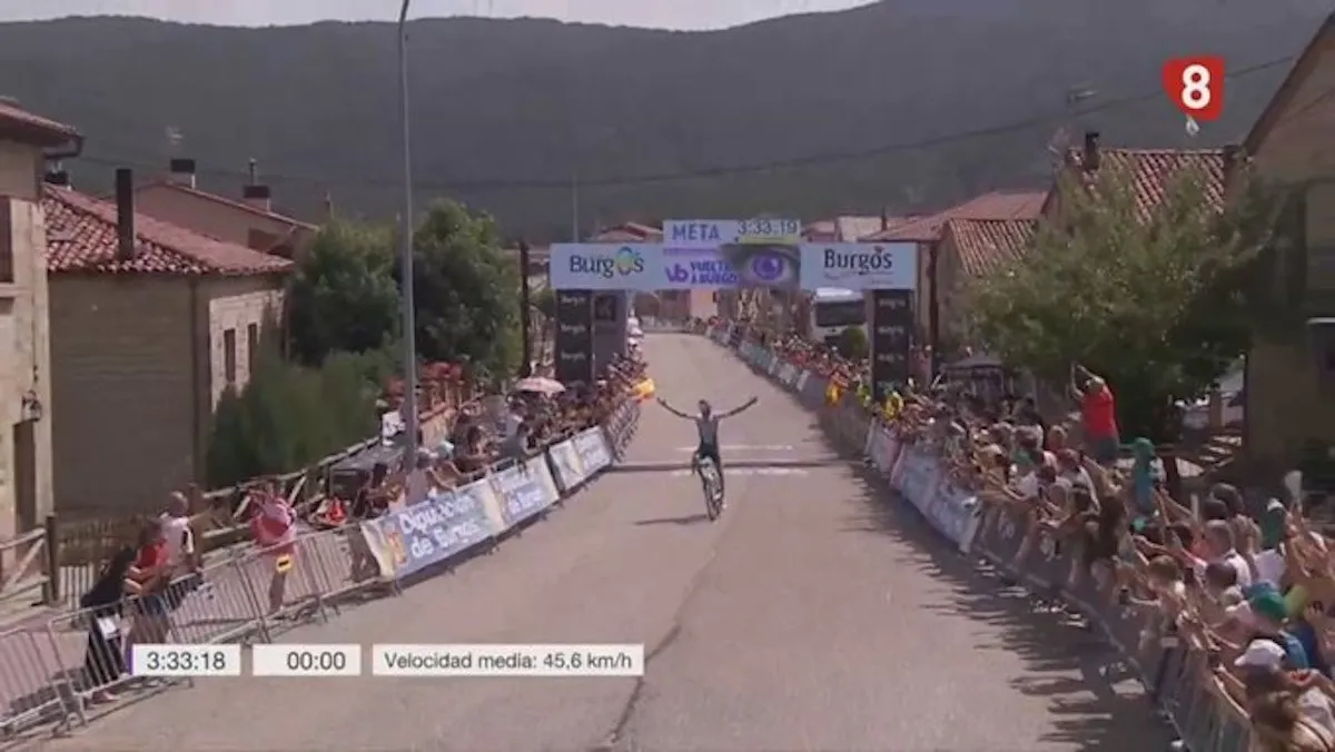 Op zijn 37ste! Good old Damiano Caruso knalt in vierde etappe Ronde van Burgos naar eerste zege in drie jaar tijd