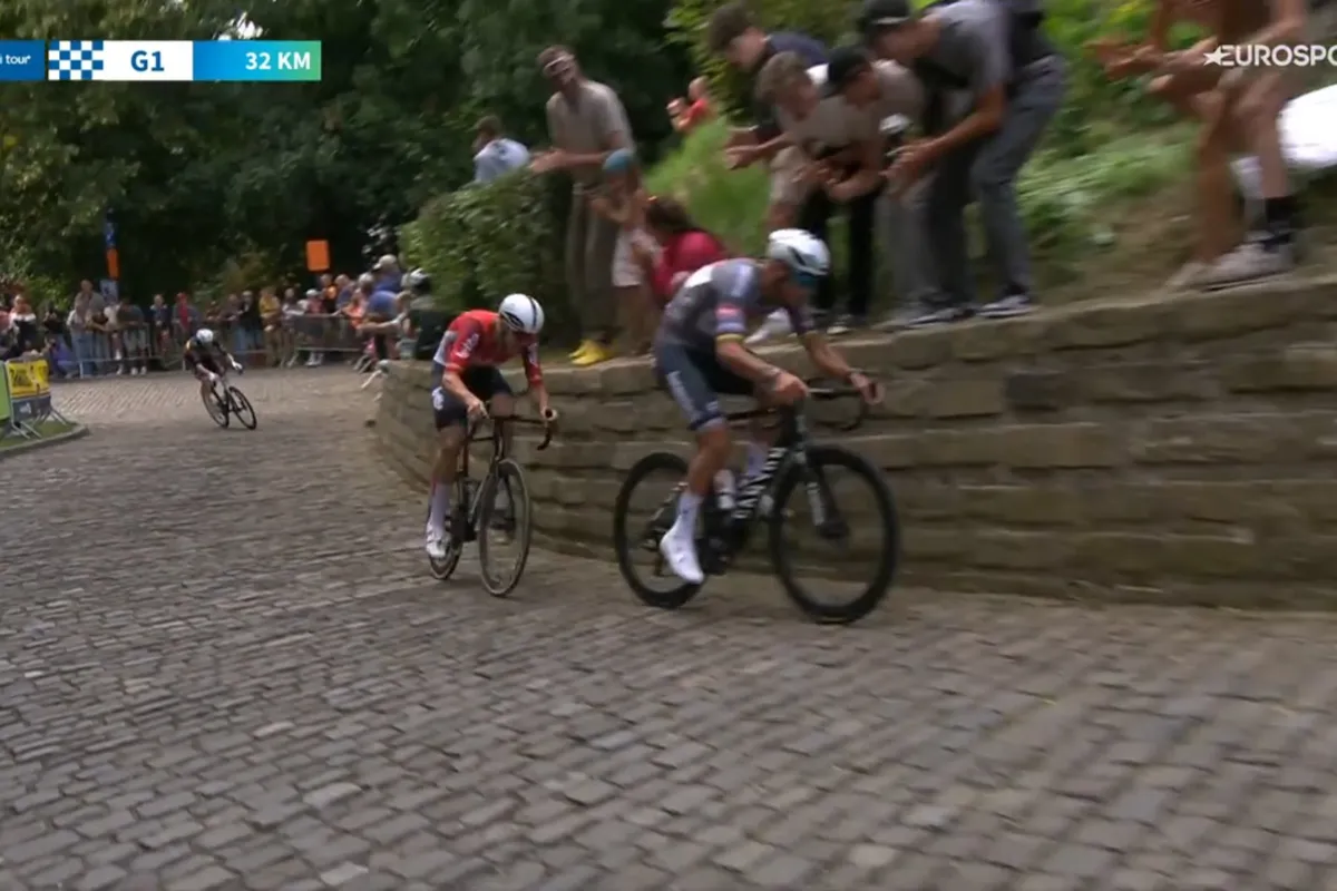 On van der Poel’s wheel, De Lie rode the fastest Muur ever: "Losing to Mathieu Van der Poel is no disgrace"