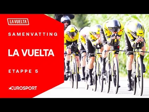🎥 Samenvatting etappe 5 Vuelta a España 2025: ploegentijdrit brengt UAE Team Emirates en Visma | LaB dichter bij elkaar