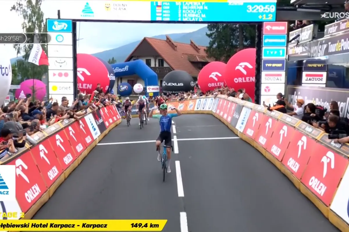Kooij loses leader’s jersey to dominant Lapeira on tough climb in Tour of Poland