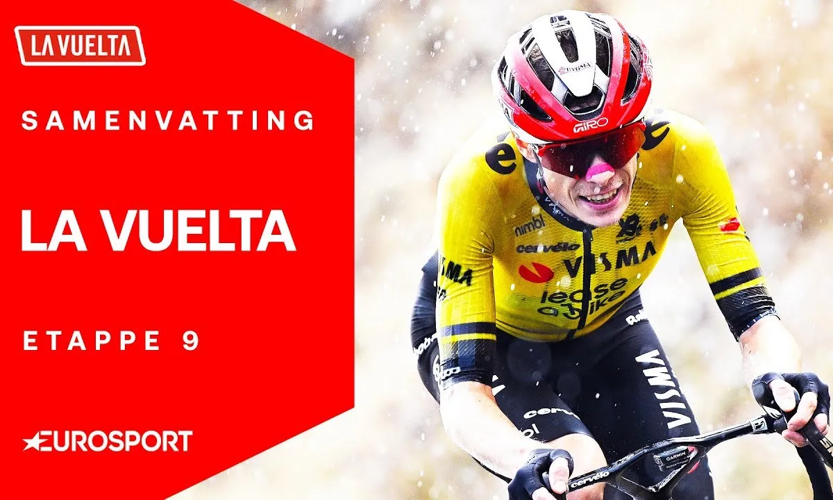 🎥 Samenvatting etappe 9 Vuelta a España 2025: Vingegaard deelt als aflsuiter van eerste week behoorlijke tik uit