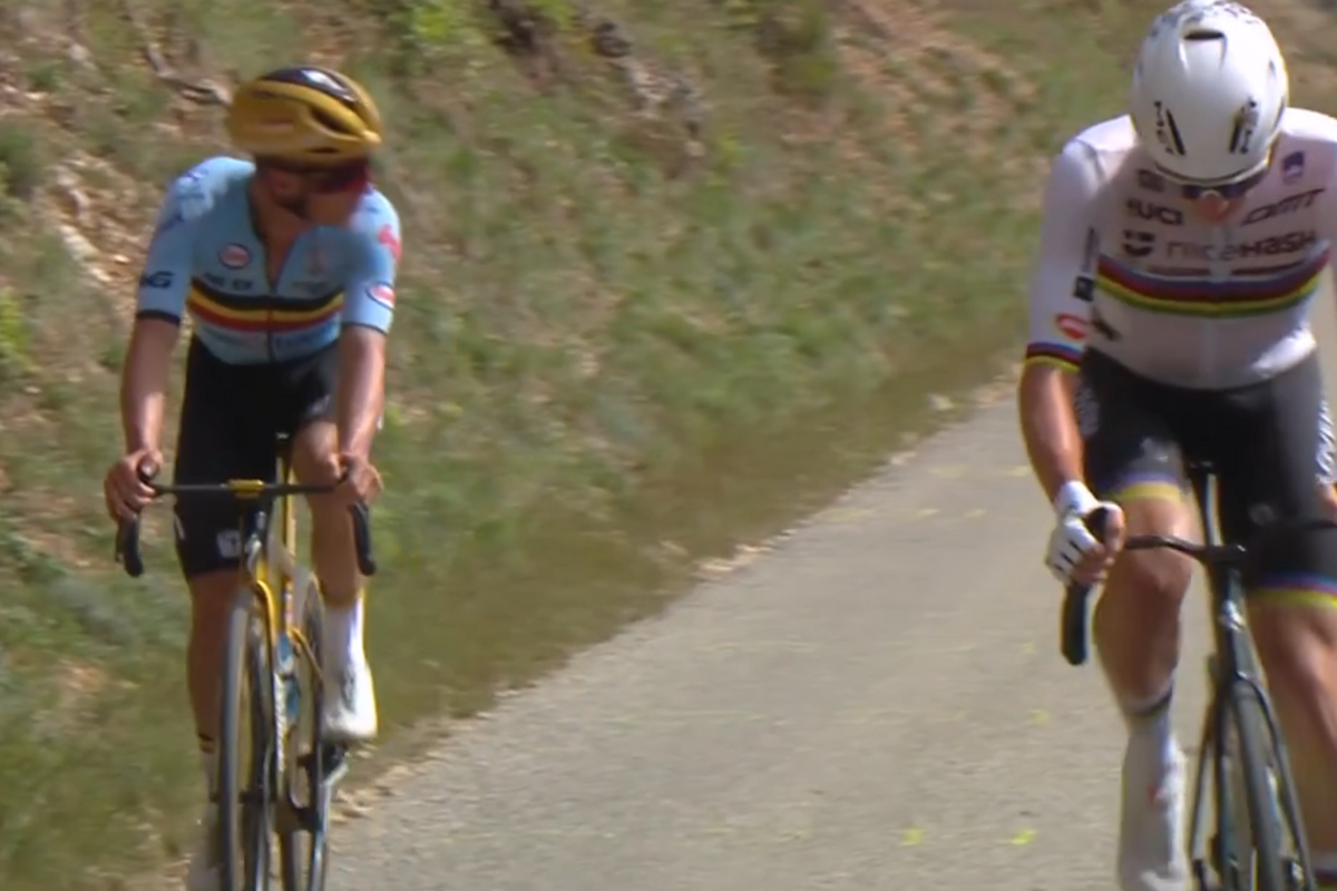 LIVE EK wielrennen 2025 - elite mannen | Vingegaard al in de bus, Pogacar kraakt Evenepoel en moet 75 km solo